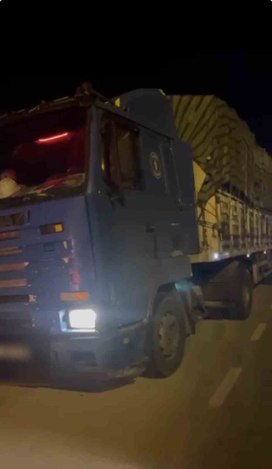 SAMSUN'DA YAPILAN KANTAR DENETİMLERİNDE, PLAKALARI KAPALI ŞEKİLDE DENETİM İSTASYONUNA GİRMEDEN...