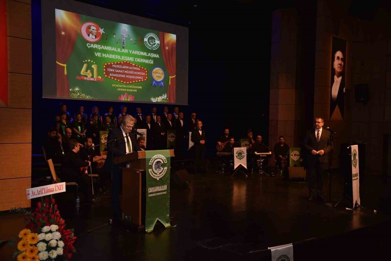 SAMSUN ÇARŞAMBALILAR YARDIMLAŞMA VE HABERLEŞME DERNEĞİ TÜRK SANAT MÜZİĞİ KOROSU, YENİ SEZONUN İLK...