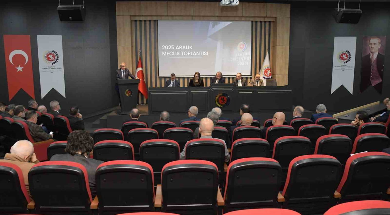 SAMSUN TİCARET VE SANAYİ ODASI (TSO) YÖNETİM KURULU BAŞKANI SALİH ZEKİ MURZİOĞLU, 2025 YILININ SON...