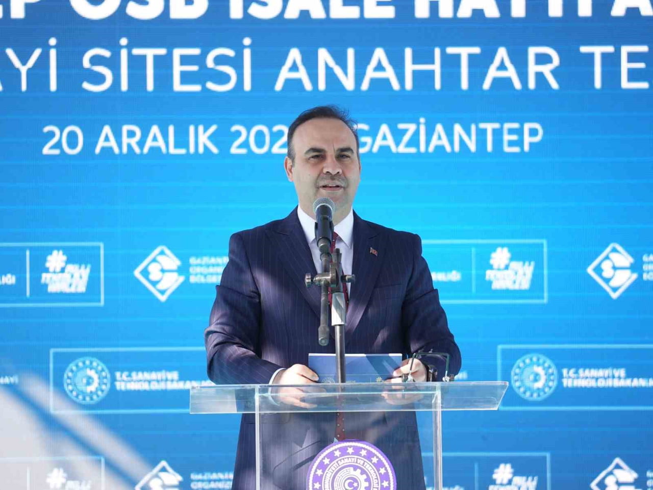 SANAYİ VE TEKNOLOJİ BAKANI MEHMET FATİH KACIR, GAZİANTEP'TE OSB İSALE HATTI VE İSLAHİYE SANAYİ...