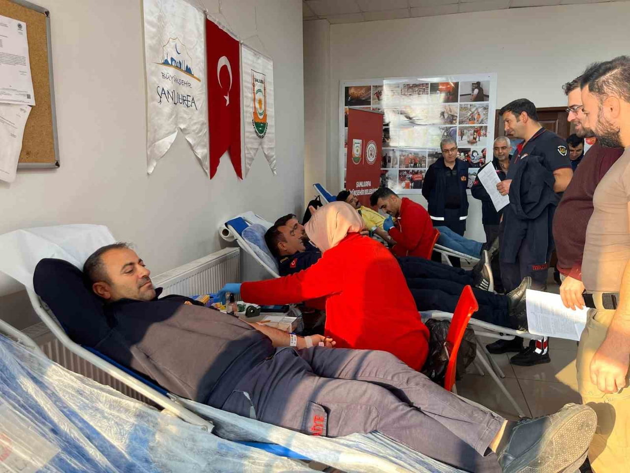 ŞANLIURFA İTFAİYESİ’NDEN KAN BAĞIŞI