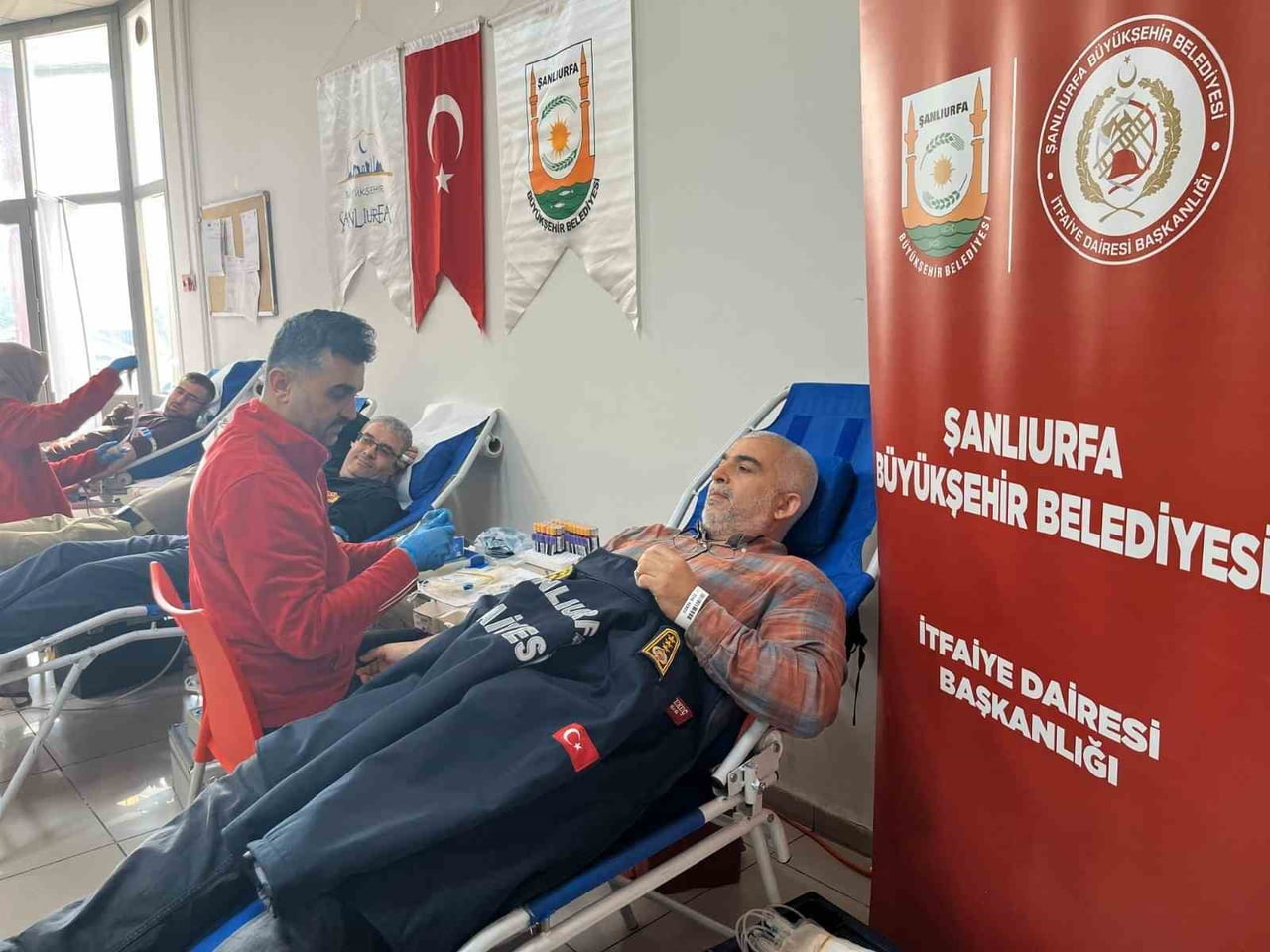 ŞANLIURFA İTFAİYESİ’NDEN KAN BAĞIŞI