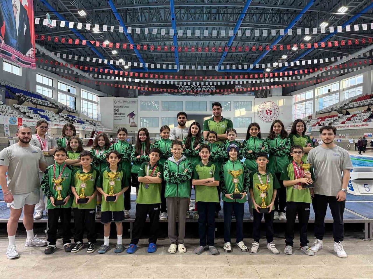 ŞEHİTKAMİL BELEDİYESİ SPORCULARI 14. GELENEKSEL 25 ARALIK GAZİANTEP’İN KURTULUŞ GÜNÜ YÜZME...