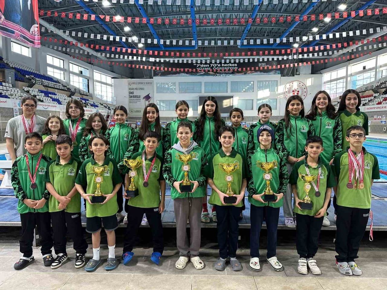 ŞEHİTKAMİL BELEDİYESİ SPORCULARI 14. GELENEKSEL 25 ARALIK GAZİANTEP’İN KURTULUŞ GÜNÜ YÜZME...