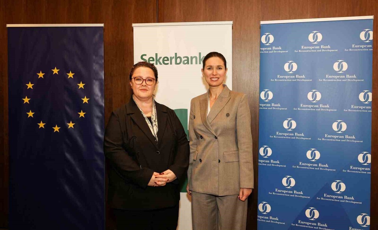 ŞEKERBANK HAZİNE VE FİNANSAL KURUMLAR GENEL MÜDÜR YARDIMCISI FATMA NUR ÇETİNEL VE EBRD TÜRKİYE...