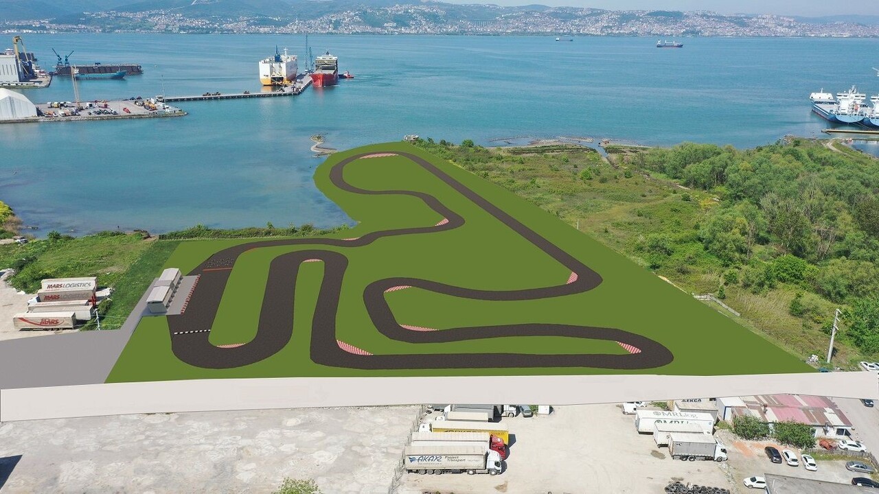 SEPETLİPINAR MAHALLESİ'NDE 37 BİN METREKARE ALANA KURULAN "MOTORCU EĞİTİM PİSTİ"NDE YÖNETİM BİNASI...