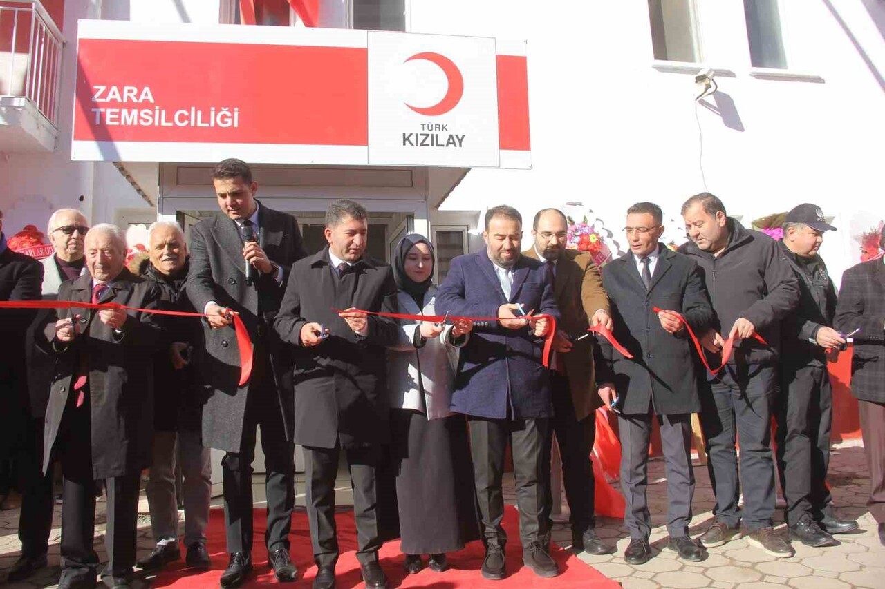 SİVAS’IN ZARA İLÇESİNDE TÜRK KIZILAY TEMSİLCİLİĞİ HİZMET BİNASI DÜZENLENEN TÖRENLE HİZMETE AÇILDI....