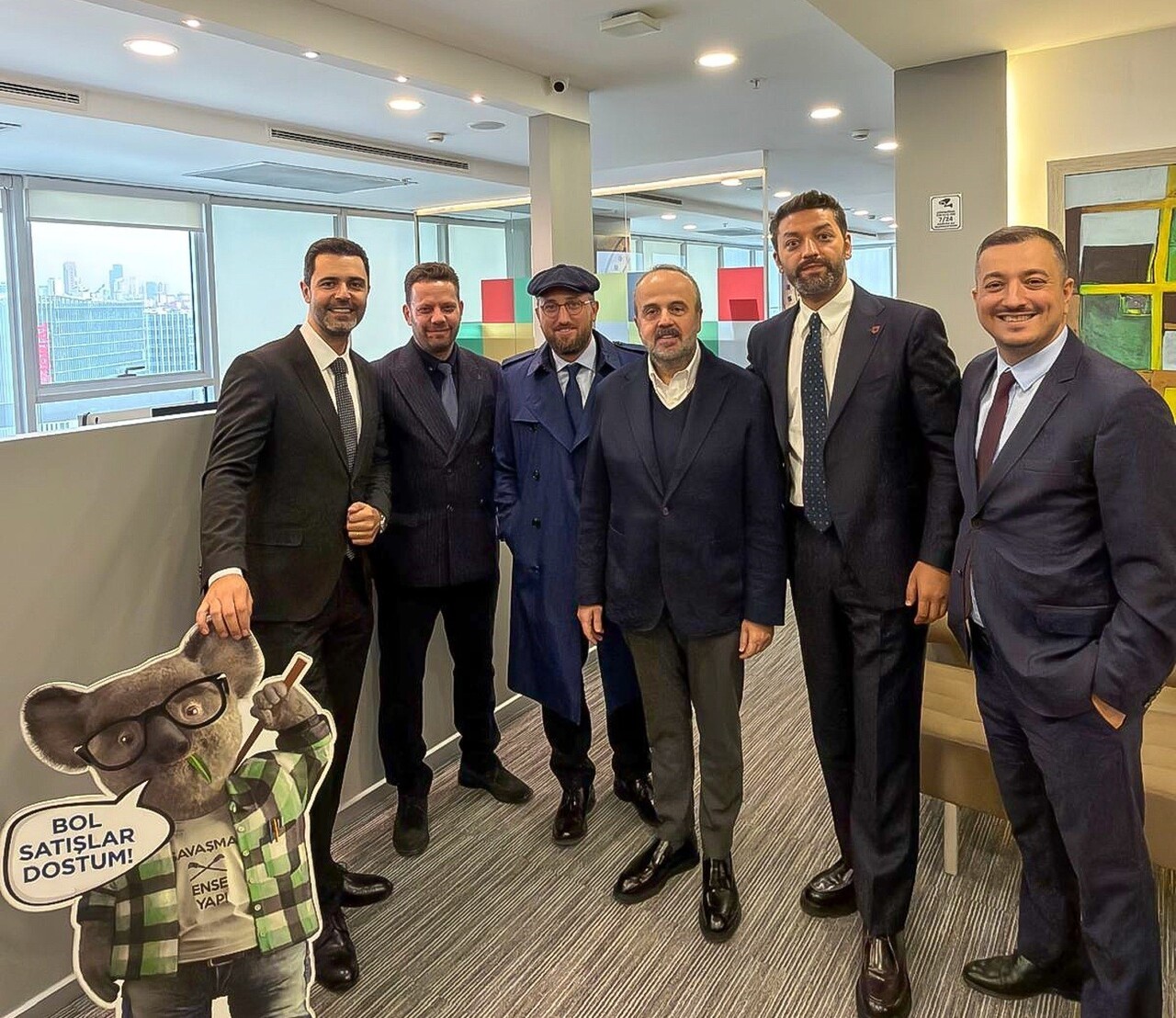 (SOLDAN SAĞA) MESUT GÜNEY, ÜMİT SARI, ALİCAN AKGÜN, TAHİR EDİZ KIRAY, ZAFER ERDOĞAN, CEM...