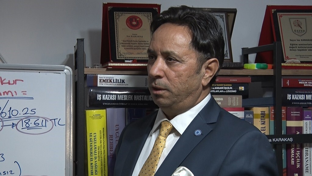 SOSYAL GÜVENLİK BAŞUZMANI VE TÜRKİYE GAZETESİ YAZARI İSA KARAKAŞ, YENİ YILDA EN DÜŞÜK EMEKLİ...