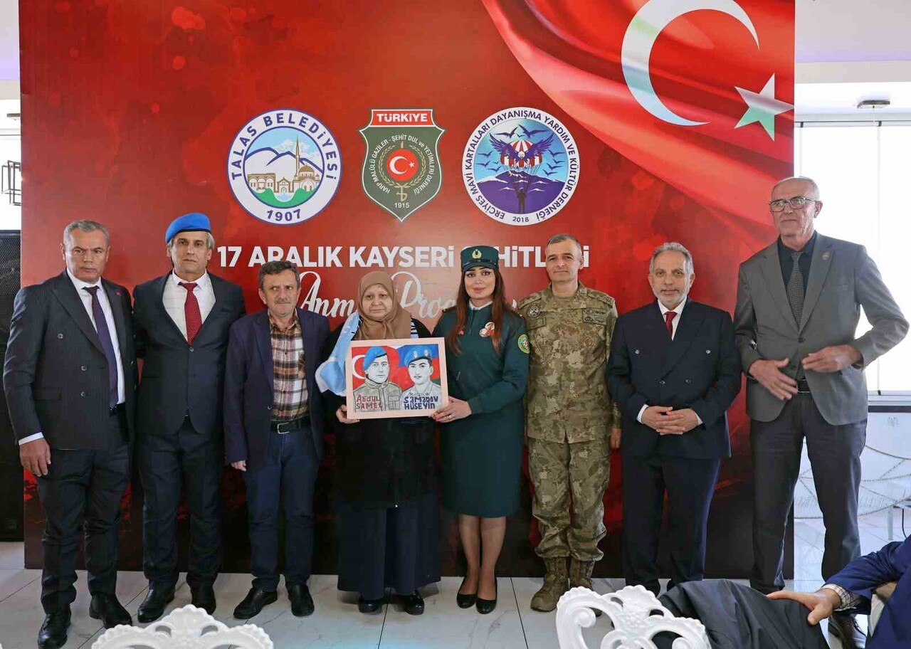 TALAS BELEDİYE BAŞKANI MUSTAFA YALÇIN, 17 ARALIK ŞEHİTLERİNİ ANMA PROGRAMI KAPSAMINDA, ERCİYES...