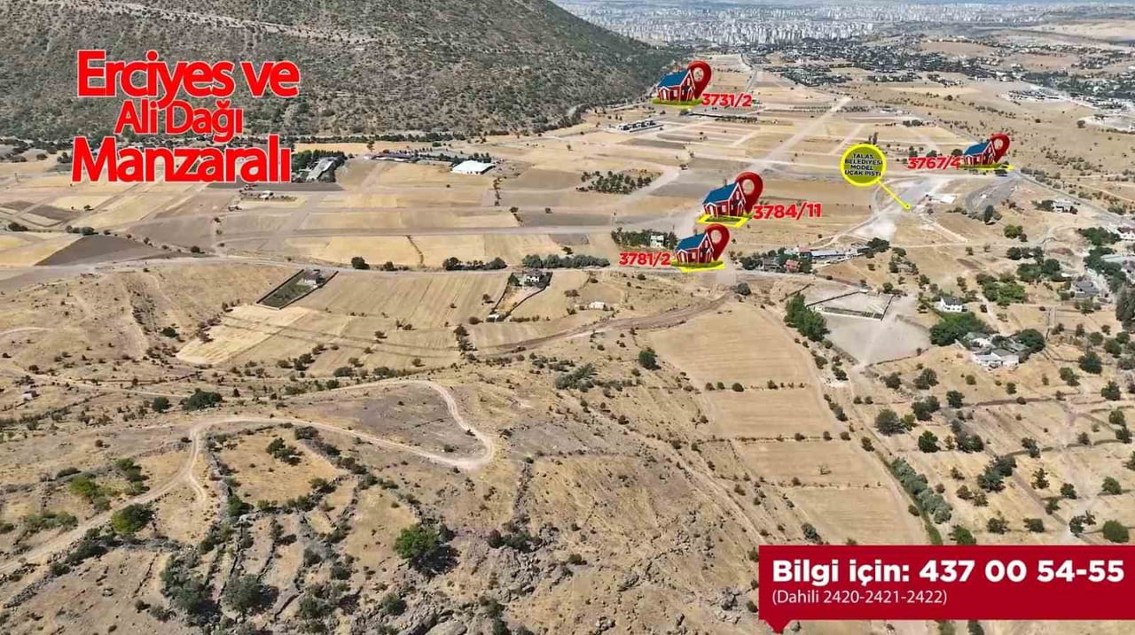 TALAS BELEDİYESİ TARAFINDAN AKÇAKAYA VE ENDÜRLÜK MAHALLELERİNDE SATIŞA SUNULAN TOPLAM 14 PRESTİJLİ...