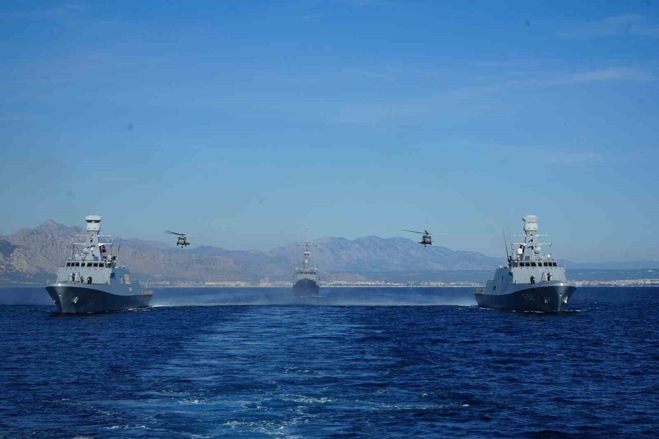 TÜRK DENİZ KUVVETLERİ KOMUTANLIĞI EV SAHİPLİĞİNDE GERÇEKLEŞTİRİLEN DOĞU AKDENİZ-2025 FİİLİ DAVET...