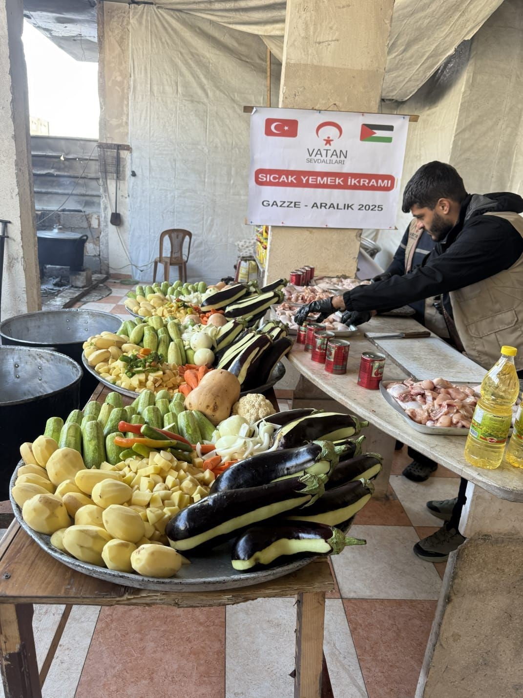 VATAN SEVDALILARI VAKFI, GAZZE’DE YAŞANAN İNSANLIK KRİZİNE KAYITSIZ KALMAMAK ADINA 100 ADET İNSANİ...