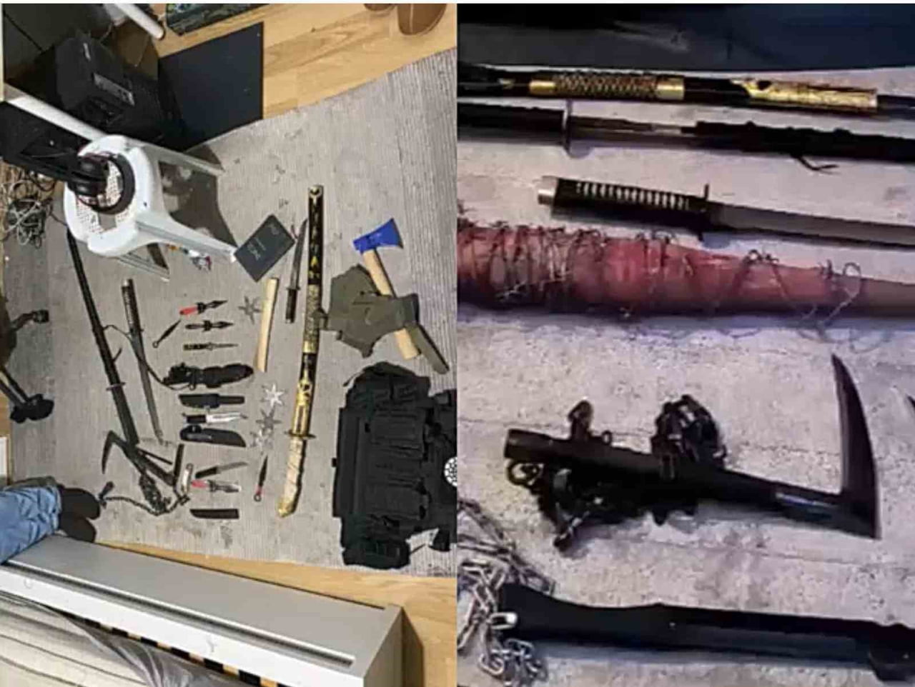 YAPILAN OPERASYON NETİCESİNDE ÇOK SAYIDA DİJİTAL MATERYAL VE ÖRGÜTSEL YAYINLAR İLE 1 DÖNER BIÇAĞI...