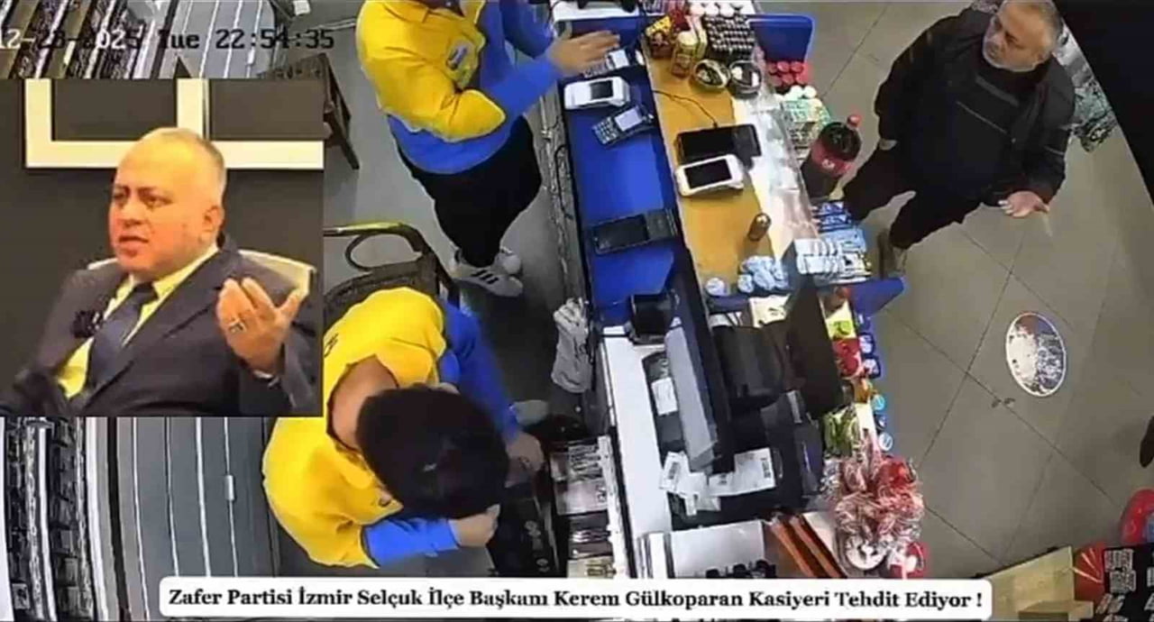 ZAFER PARTİSİ SELÇUK İLÇE BAŞKANI KEREM GÜLKOPARAN’IN, İLÇE GİRİŞİNDE BULUNAN BİR BENZİN...