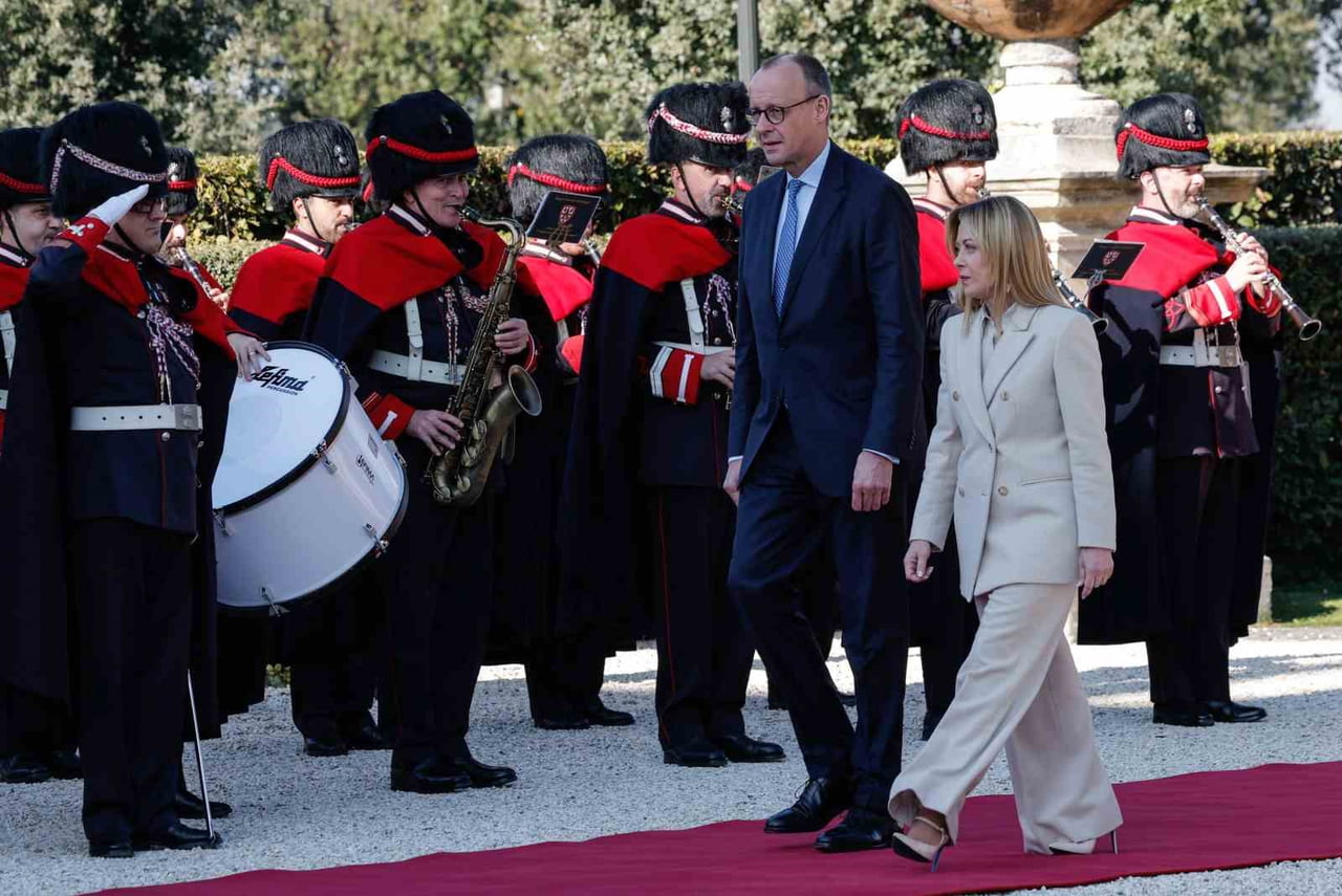 ALMANYA BAŞBAKANI FRİEDRİCH MERZ, İTALYA'NIN BAŞKENTİ ROMA’DA DÜZENLENEN BASIN TOPLANTISINDA, "ÇOK...
