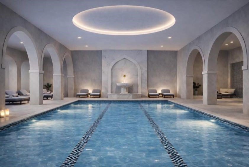 ANKARA’NIN HAYMANA İLÇESİNE BAĞLI MEDRESE MAHALLESİ’NDE BULUNAN KAPLICA TESİSİ YIKILARAK YERİNE...