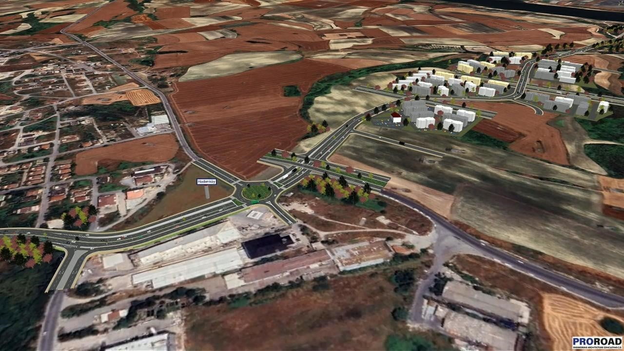 ARNAVUTKÖY'ÜN EN YOĞUN KULLANILAN ULAŞIM AKSLARINDAN BİRİ OLAN HADIMKÖY-ARNAVUTKÖY YOLU...