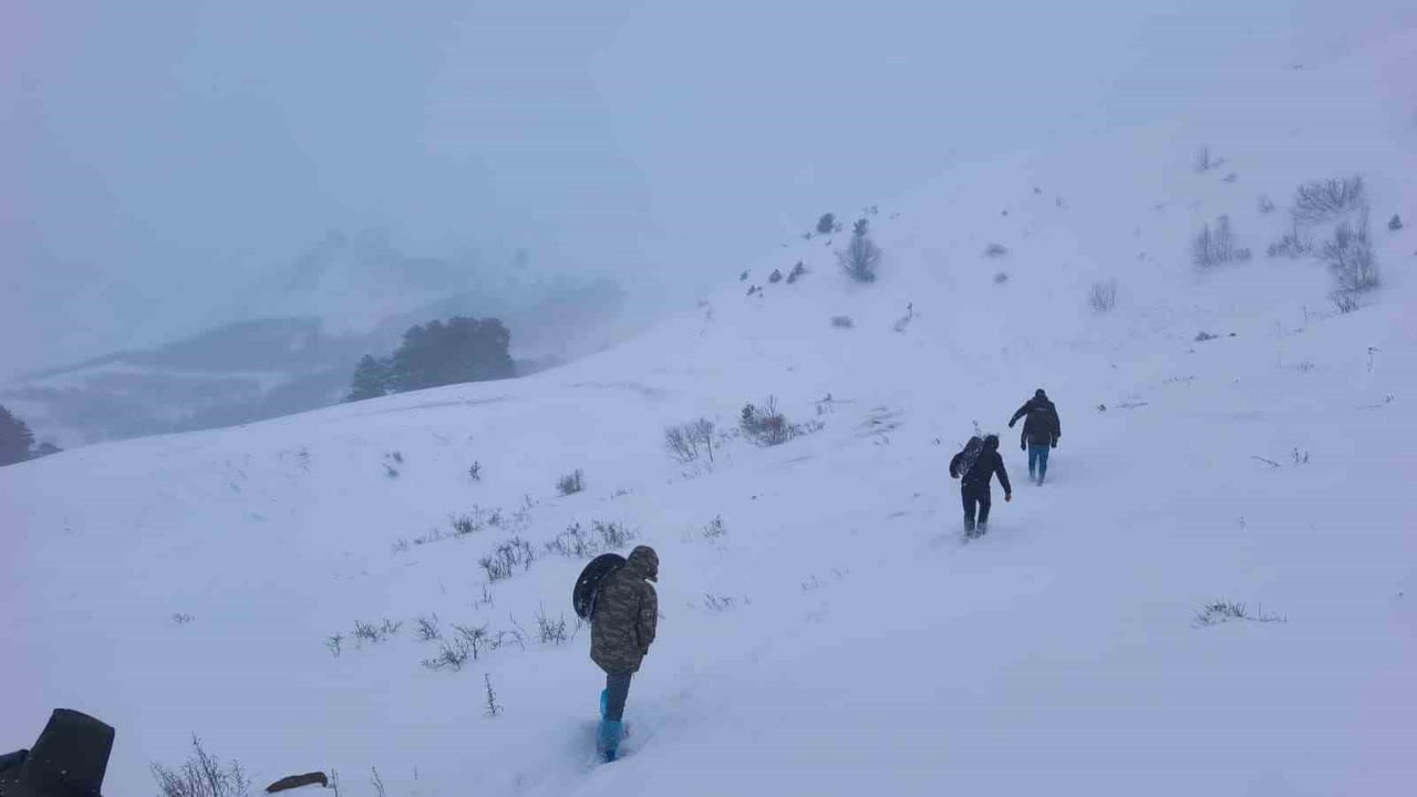 ARTVİN'İN ARDANUÇ İLÇESİNE BAĞLI ZEKERİYA KÖYÜNDE DÜN SABAH SAATLERİNDE MEYDANA GELEN ÇIĞ...
