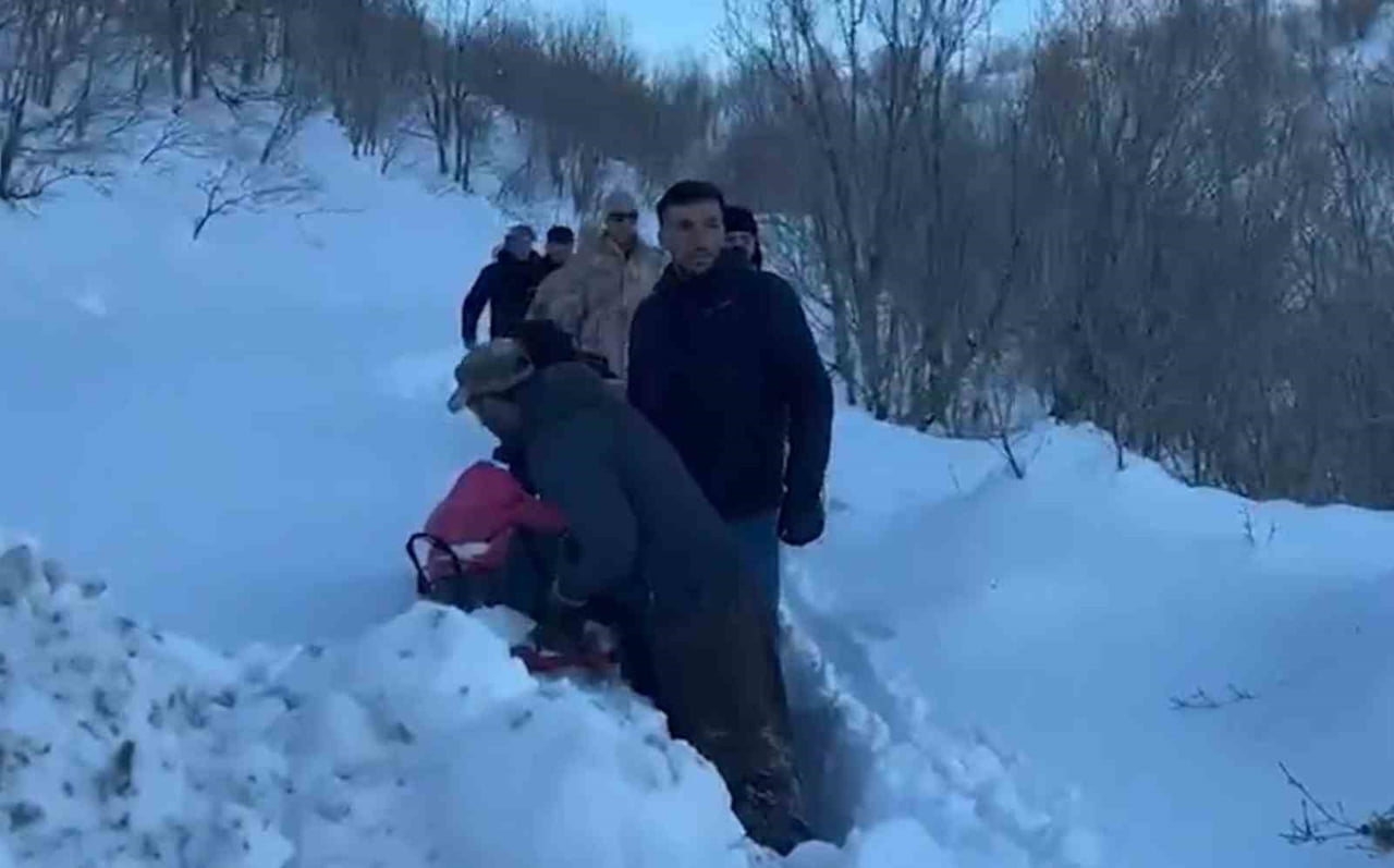 AVRUPA'YA GİTMEK İÇİN KUZEY IRAK’IN SÜLEYMANİYE KENTİNDEN YOLA ÇIKAN ŞAHSIN, ŞIRNAK'IN ULUDERE...