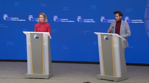 Avrupa Birliği (AB) Dış İlişkiler ve Güvenlik Politikaları Yüksek Temsilcisi Kaja Kallas, "AB...