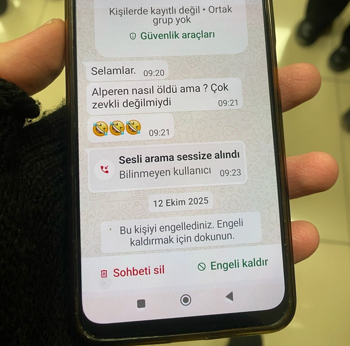 AYRICA ACILI AİLEYE YURT DIŞINA KAYITLI NUMARALARDAN, 'SİZİN KAFANIZI KESİP, KÖPEKLERE YEM...