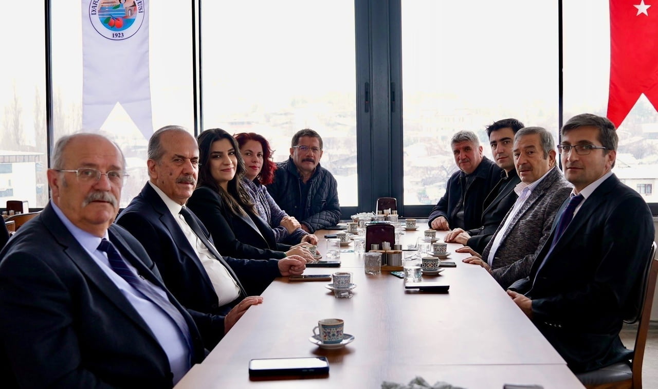 BAŞKAN BOZKURT GAZETECİLERLE BİR ARAYA GELDİ