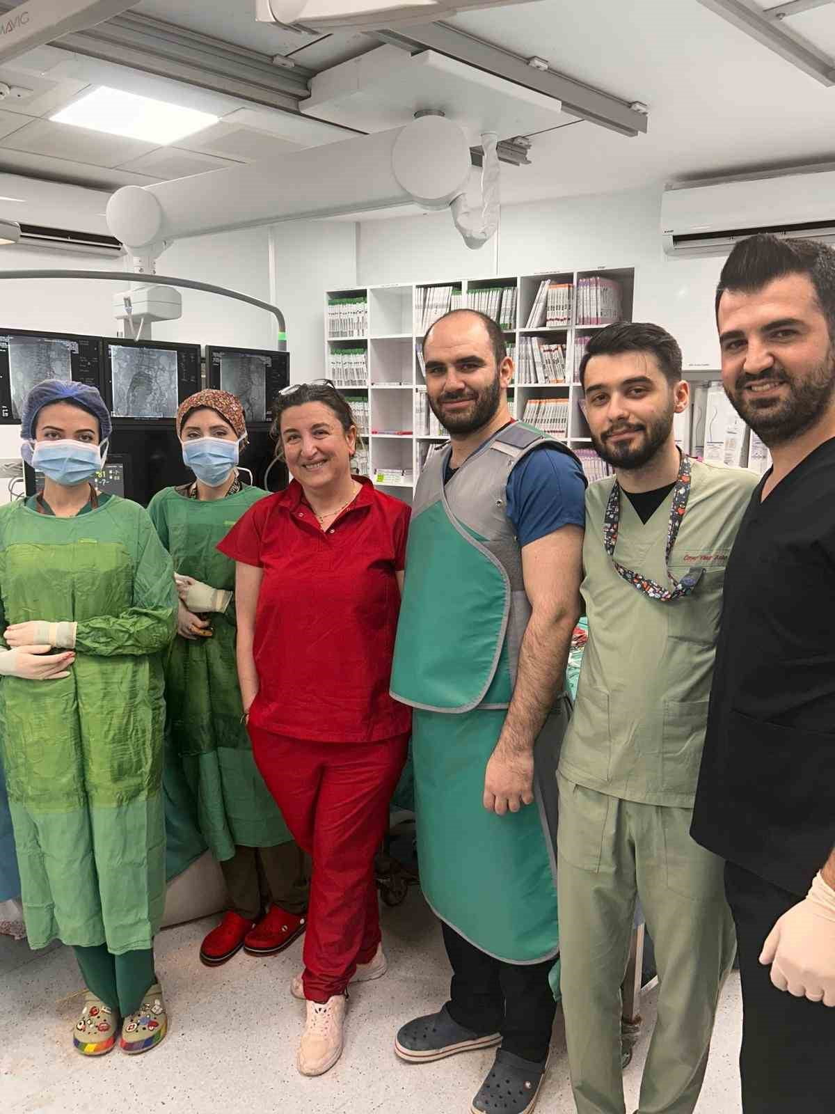 BİLECİK'TE HAYAT KURTARAN KAPALI DAMAR TEDAVİSİ