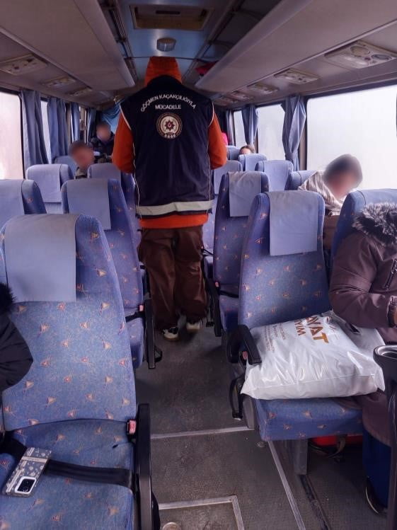 BİLECİK'TE YABANCI UYRUKLU ŞAHISLARA YÖNELİK DENETİM