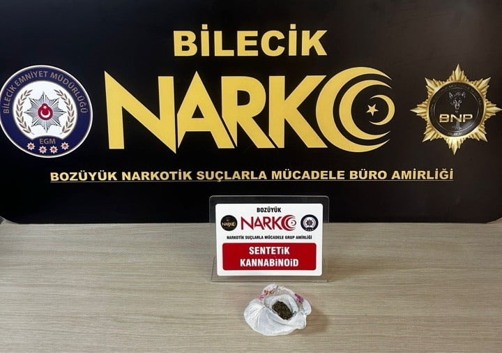 BİLECİK’TE UYUŞTURUCU OPERASYONU: 1 GÖZALTI