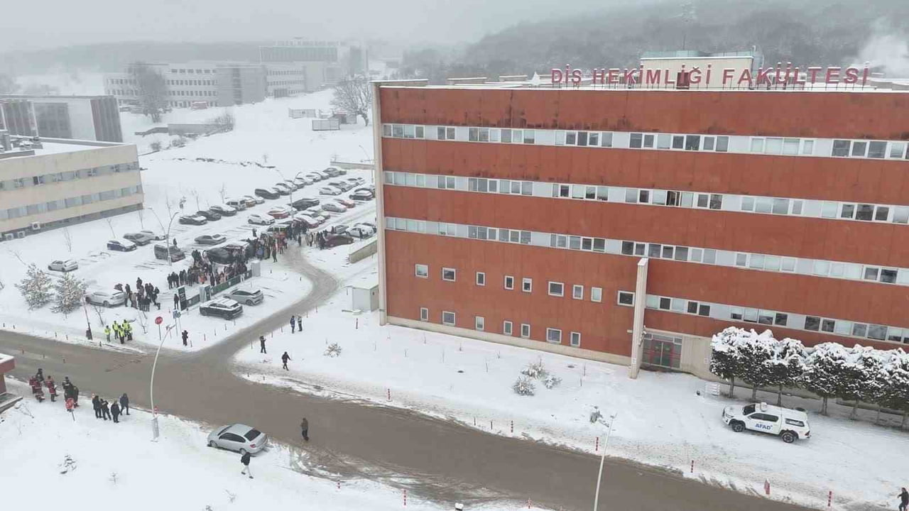 BOLU ABANT İZZET BAYSAL ÜNİVERSİTESİ DİŞ HEKİMLİĞİ FAKÜLTESİ'NDE, MUHTEMEL YANGIN DURUMLARINA...