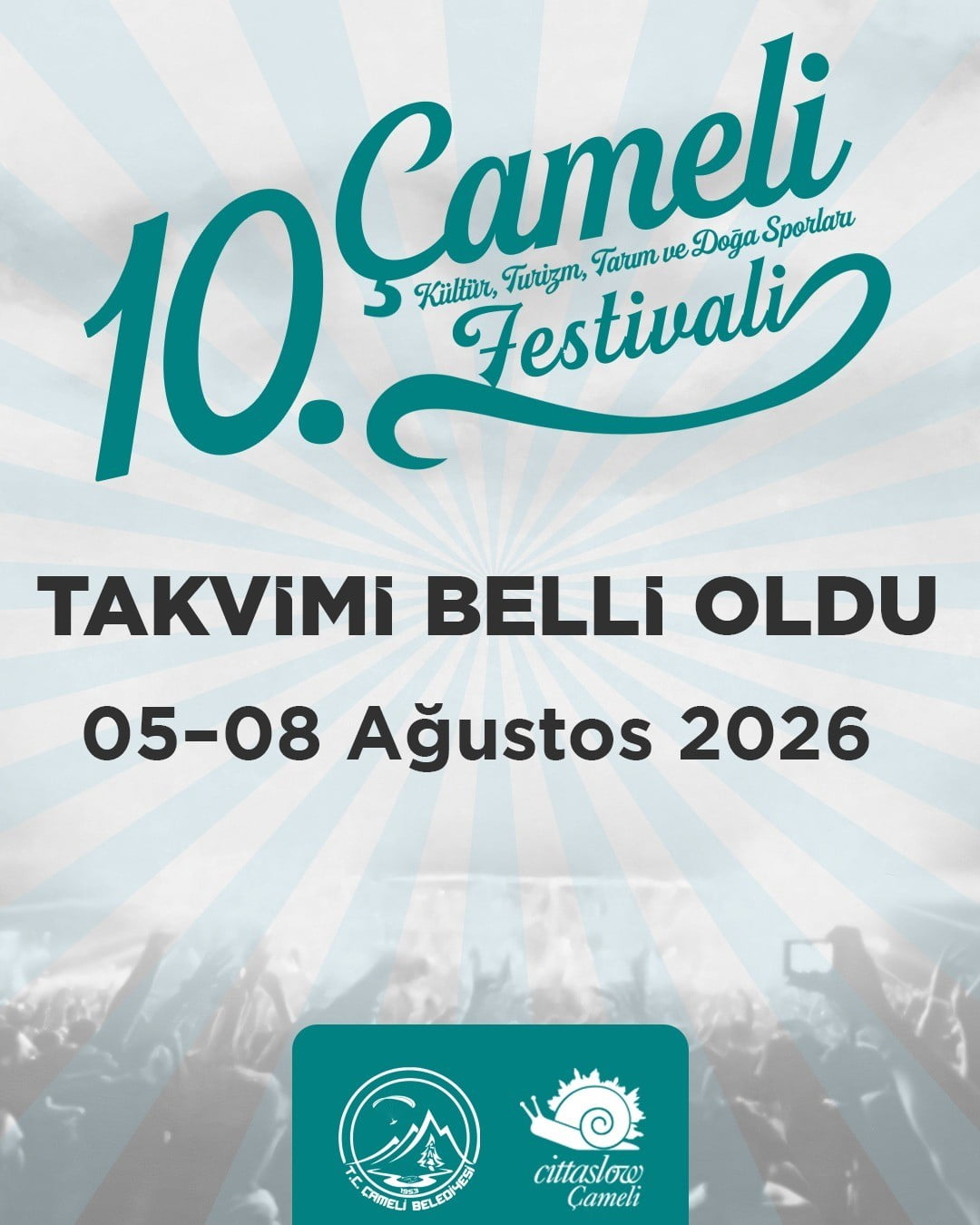 ÇAMELİ BELEDİYESİ 10. ULUSLARARASI KÜLTÜR, SANAT, TARIM VE TURİZM FESTİVALİ’Nİ 5-8 AĞUSTOS 2026’DA...