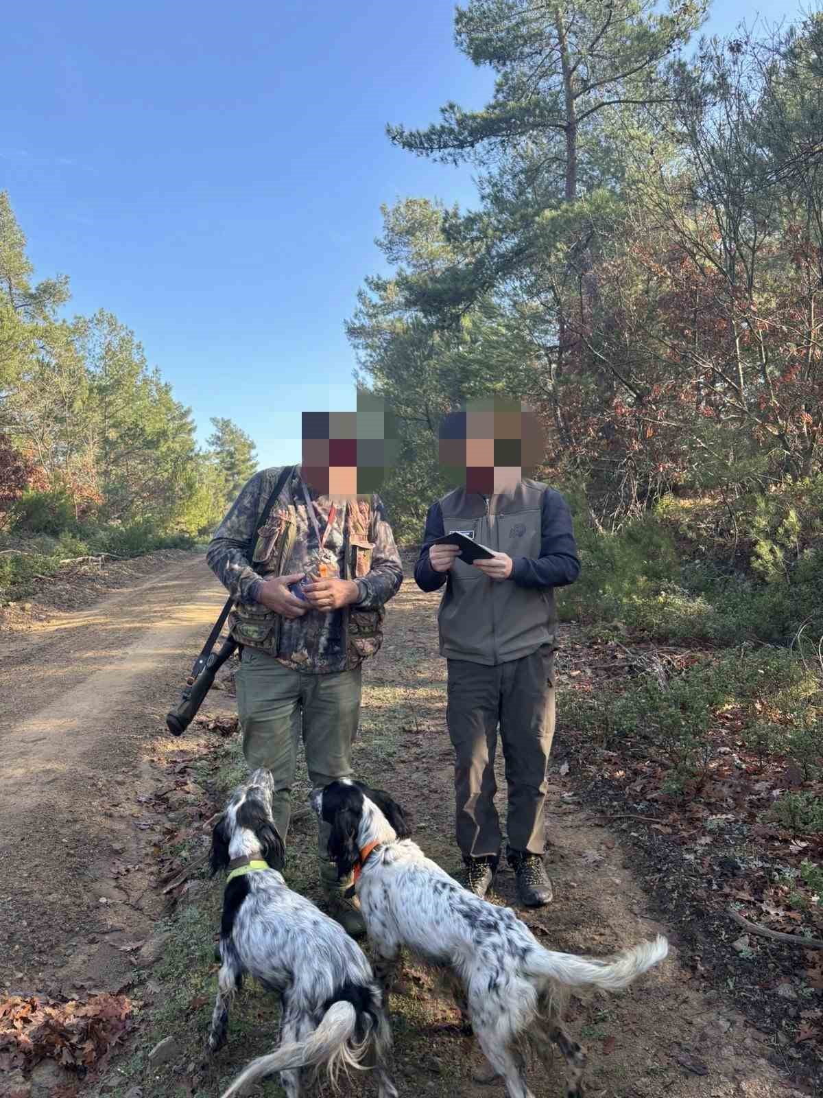 ÇANAKKALE'NİN BİGA İLÇESİNDE DOĞA KORUMA VE MİLLİ PARKLAR MÜDÜRLÜĞÜ EKİPLERİNCE AVCILIK...