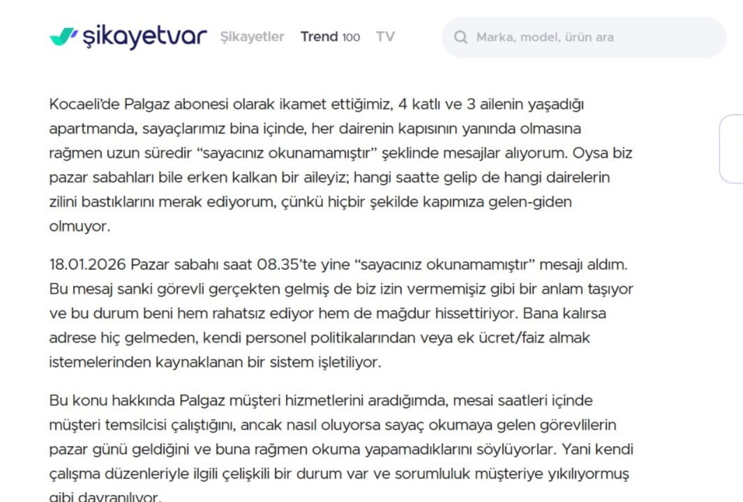 ÇAYIROVA VE GEBZE’DEKİ BİRÇOK ABONE İSE ORTAK BİR DERTTEN MUZDARİP. VATANDAŞLAR, PAZAR SABAHI...