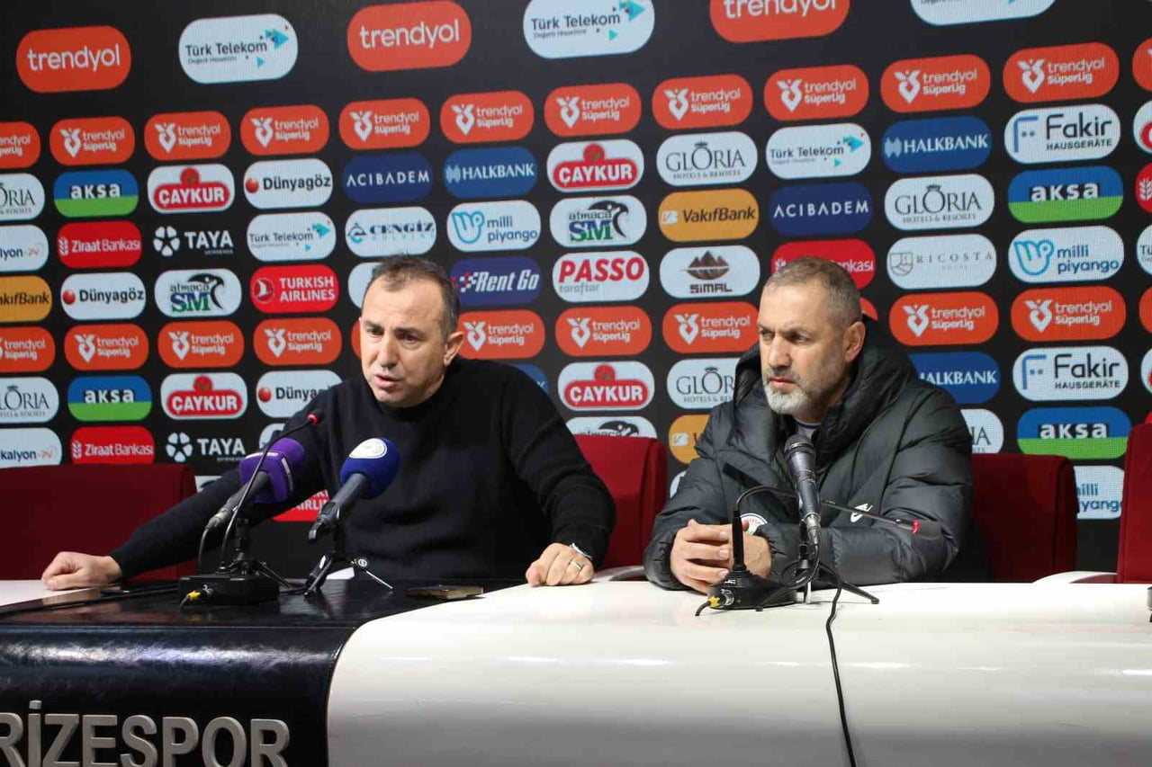 ÇAYKUR RİZESPOR TEKNİK DİREKTÖR RECEP UÇAR “1-1 BİZİ MUTLU ETMEDİ, ÇOK NET; NE BENİ NE...