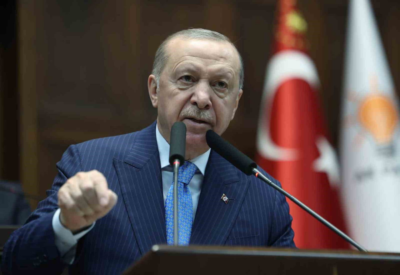 CUMHURBAŞKANI ERDOĞAN, PARTİSİNİN TÜRKİYE BÜYÜK MİLLET MECLİSİNDE (TBMM) DÜZENLENEN GRUP...