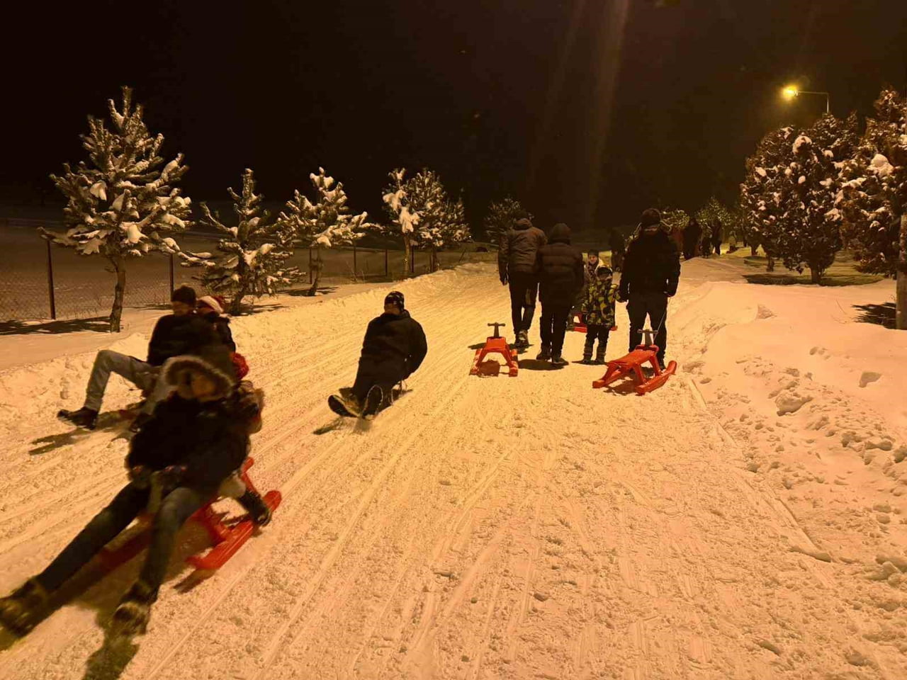 DEMİRÖZÜ'NDE KIZAK FESTİVALİ: EKSİ 20 DERECEDE HALAY ÇEKTİLER, KIZAKLARLA KAYDILAR