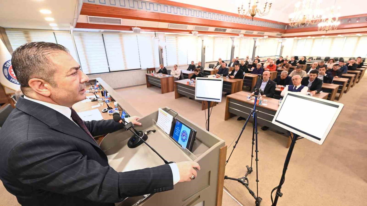 DENİZLİ TİCARET ODASI (DTO) OCAK AYI OLAĞAN MECLİS TOPLANTISI, DTO’NUN MECLİS SALONU’NDA...
