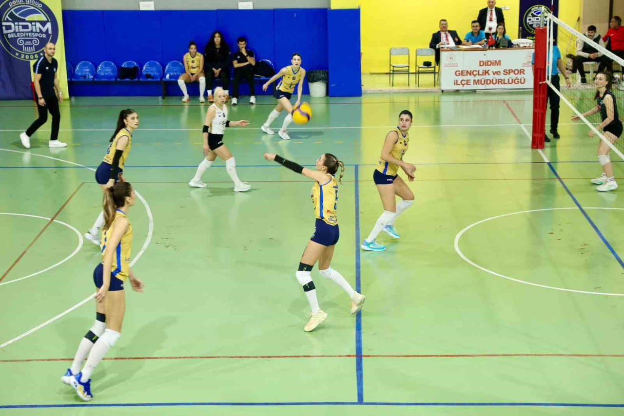 DİDİM BELEDİYESPOR KADIN VOLEYBOL TAKIMI, TVF KADINLAR 2. LİGİ 7. GRUP 23. HAFTA KARŞILAŞMASINDA...