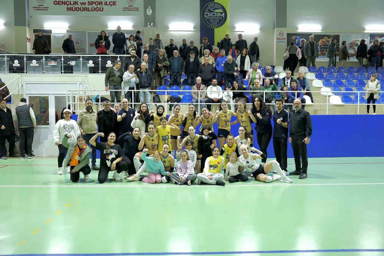 DİDİM BELEDİYESPOR KADIN VOLEYBOL TAKIMI, TVF KADINLAR 2. LİGİ 7. GRUP 23. HAFTA KARŞILAŞMASINDA...