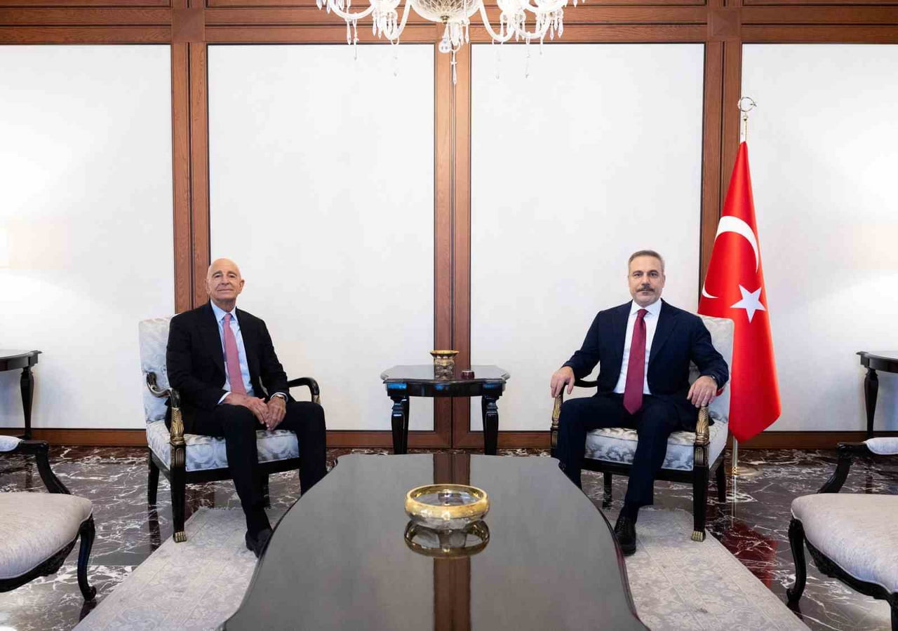 DIŞİŞLERİ BAKANI HAKAN FİDAN, AMERİKA BİRLEŞİK DEVLETLERİ (ABD) SURİYE ÖZEL TEMSİLCİSİ TOM BARRACK...