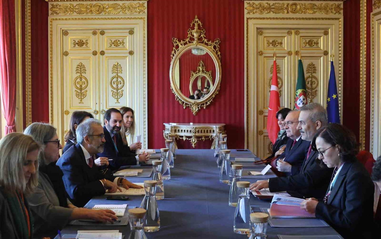 DIŞİŞLERİ BAKANI HAKAN FİDAN, PORTEKİZ DEVLET VE DIŞİŞLERİ BAKANI PAULO RANGEL İLE BAŞKENT...