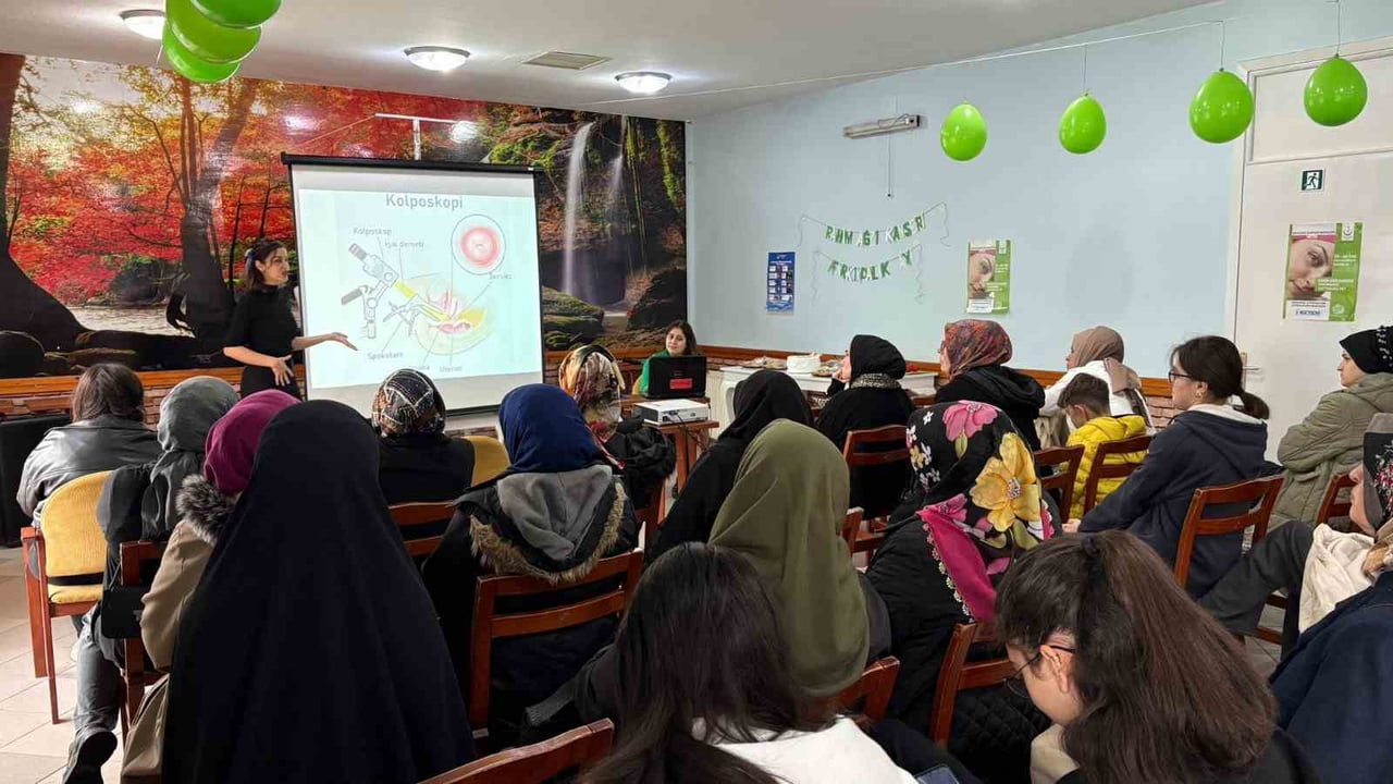 DÜZCE İL SAĞLIK MÜDÜRLÜĞÜ EKİPLERİ TARAFINDAN CUMAYERİ İLÇESİNDE, SERVİKS (RAHİM AĞZI) KANSERİ...