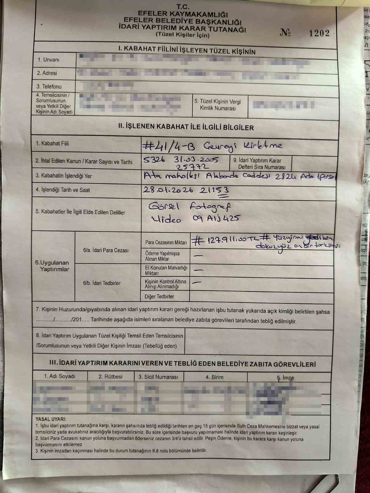 EFELER BELEDİYESİ, ÇEVREYİ KORUMAYA YÖNELİK ÇALIŞMALARINI, KONTROLLERİNİ VE DENETİMLERİNİ...