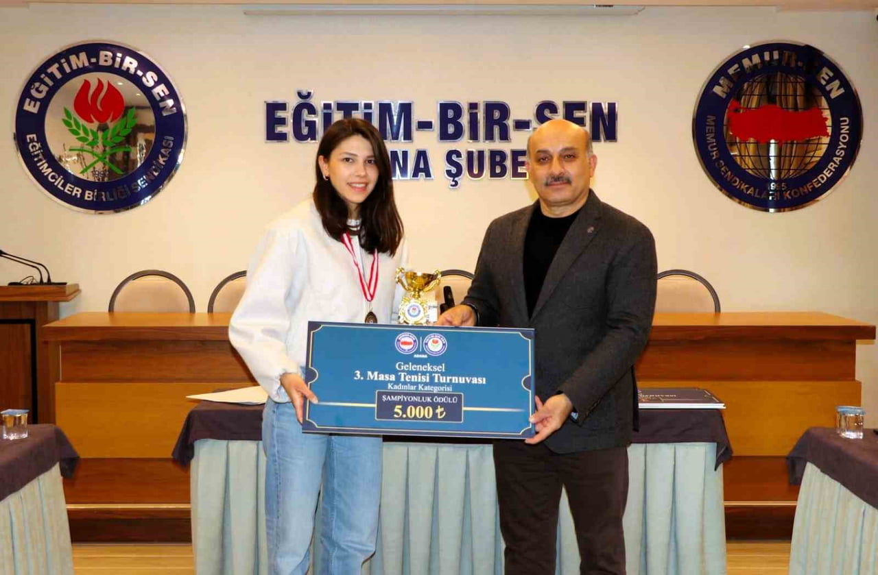 EĞİTİM-BİR-SEN ADANA ŞUBESİ TARAFINDAN GELENEKSEL HALE GETİRİLECEK OLAN ÖDÜLLÜ 2. MASA TENİSİ...