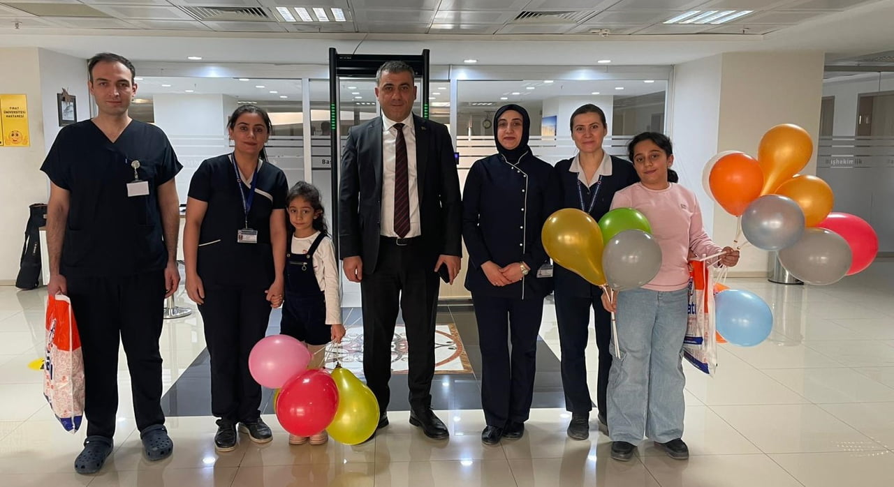 ELAZIĞ’DA ÇEŞİTLİ HASTALIKLARDAN HASTANEDE YATMAK ZORUNDA KALAN VE BUNDAN DOLAYI KARNE HEYECANI...