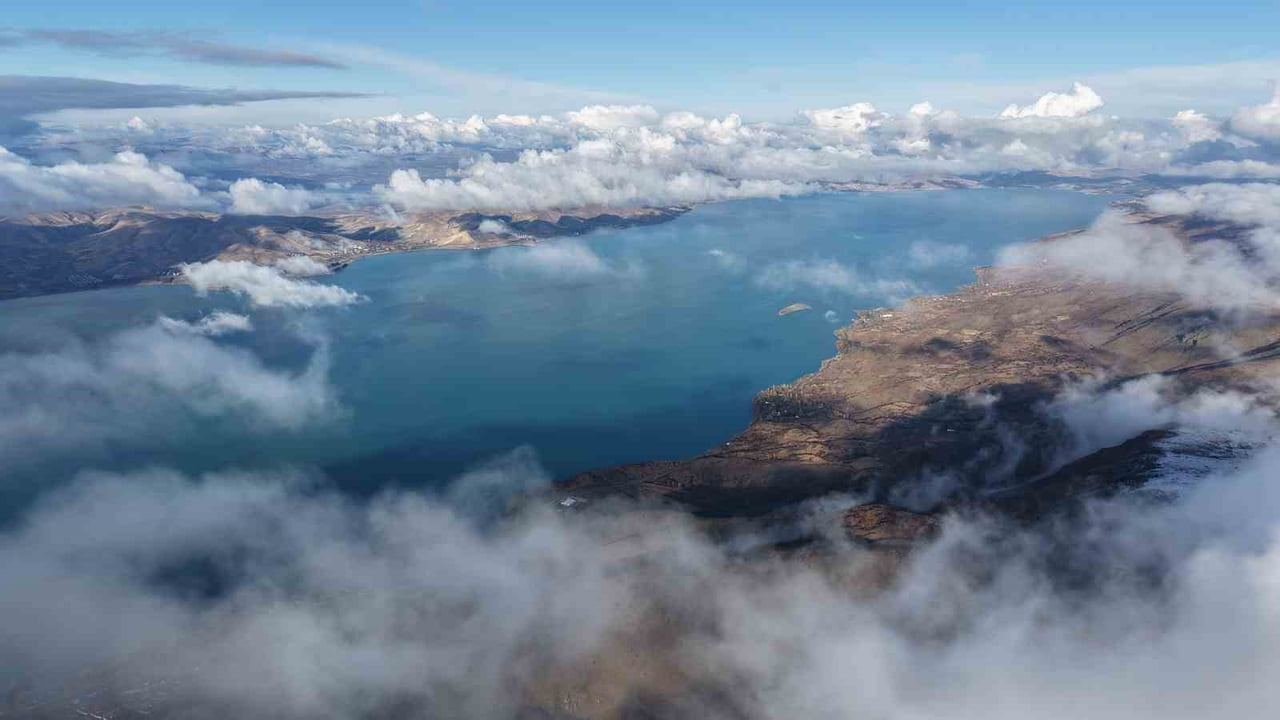 ELAZIĞ’DA KAR YAĞIŞI SONRASI KENTİ BEYAZ ÖRTÜ KAPLADI. HARPUT MAHALLESİ, HAZAR GÖLÜ, HAZAR BABA...