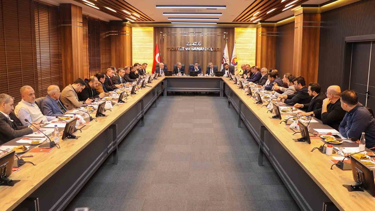 ELAZIĞ TİCARET VE SANAYİ ODASI OCAK AYI MECLİS TOPLANTISI, MECLİS BAŞKANI SEDAT KARATAŞ’IN...