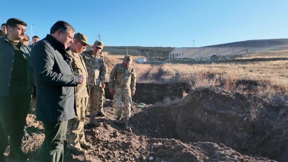 ERZURUM VALİSİ MUSTAFA ÇİFTÇİ VE JANDARMA İL KOMUTANI ALBAY HAKAN UĞURLU, ERZURUM’DA İNŞAAT...