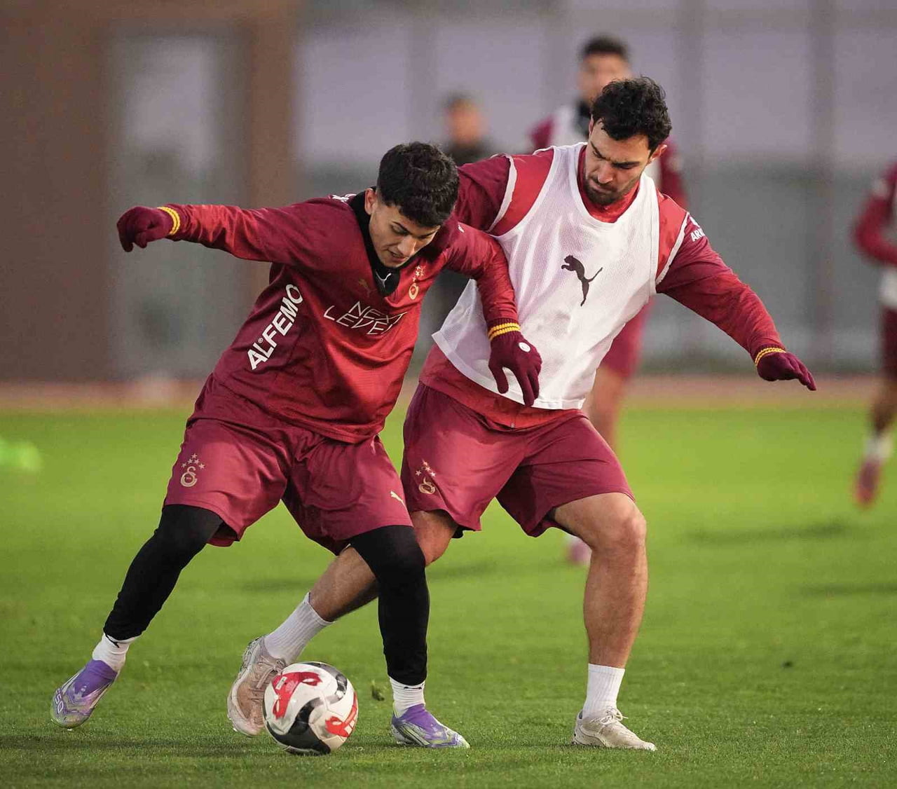 GALATASARAY, TURKCELL SÜPER KUPA YARI FİNALİNDE TRABZONSPOR İLE YAPACAĞI MAÇIN HAZIRLIKLARINI...